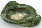 Carved Jade   Hardstone Brush Pot   Ashtray Dragons   Pixiu Beasts