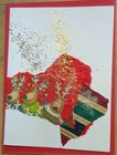 8 Handmade Blank Note Cards Christmas Collage Unique Holiday 5    x6      Envelopes