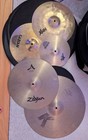 Mixed Collection Of Sabian And Zildjian Professional Cybals  5-piece Set 