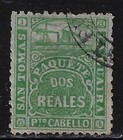 Venezuela  1864  Local L12  St  Thomas -la Guaira  Perf 12 5  Used  Ebv1547