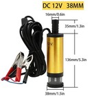 12v Dc Submersible Diesel Fuel Water Oil Transfer Electric Mini Refueling Pump