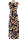 Vtg Hawaiian Print Shift Dress Hibiscus Surfboard Pattern Size Small 100  Cotton