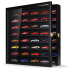 1 64 Scale Car Display Case Wall Mounted Cabinet Shelf Fits Matchbox Hot Wheels
