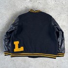 Vintage 70s High School Letterman Jacket Men   s 3xl 4xl  sz 58  Usa Varsity Patch