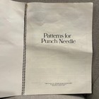 Vtg 1982 Patterns For Punch Needle - Crafts From Current Booklet - 8 Transfers