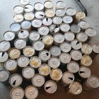 Lot Of  75  Vintage Empty Beer Cans Flat Top Pull Tab