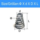 Conical Compression Spring Tapered Cone Spring Steel 0 2-3 0mm Wire High Tension