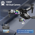 Drone With Dual Camera Foldable Rc Quadcopter 1080p Fpv Video 360   Flips