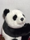 Hansa Panda Cub Sitting Plush Stuffed Animal Realistic Black   White Nwt 12 