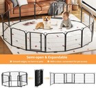 Dog Playpen 24   32  40  Foldable Exercise Pen Pet Playpen Fence 8 12 16 Panels
