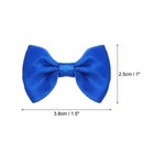 30pcs Navy Blue Bow Ties 1 5 x1  Mini Bowknot For Little Satin Bows