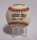 Willie Mays Signed Baseball Official National League  onl  Bold Clean Auto  Coa