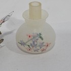 Hand Painted Frosted Glass Brass 12v Hurricane Oil Lamp Mini Doll House Cirkit