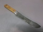 Antique Chefs Carbon Steel Butcher Knife -full Tang - Older Knife - Early 1900 s