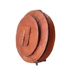 Genuine Leather Cymbal Carrying Case Handmade Vintage Padded Cymbal Bag 22  New