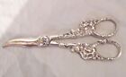 Antique American Sterling Silver Grape Shears 19th Century