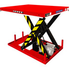 Electric Hydraulic Scissor Lift Table With Foot Pedal  2 200 Lb   48  X 36 