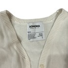 Sonoma Cardigan Sweater Cream Sequin Pockets Kids Size 5