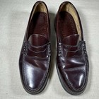 Vintage G h  Bass Weejuns Men s Penny Loafer Leather Cognac Burgundy Size 10 5 U