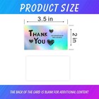 240pcs Thank You Cards For Small Business  6 Unique Styles Of Holographic Gratit
