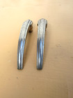 Vintage Chrome Heavy Pull Stair Stepped Face Cabinet   Car Door Handle