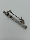 Vintage Vtg Sterling Silver 925 Mexico Tie Bar Clip Man W  Donkey Approx 2 5    C