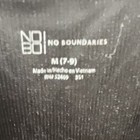 No Boundaries Women s Black Camisole Tank Top M Nylon Knit Mild Compression
