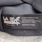 La Isla 38d Sports Bra Black Underwire Wide Strap 3-hook Adjustable Back Closure