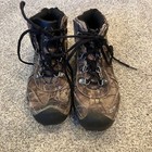 Realtree Xtra Boys Camo Hiking Boots Brown Black Size 4 Hunting Godpcore Scout