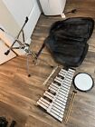 32 Note Glockenspiel Xylophone Bell Kit With Mallets  Stand   Case