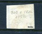 Czechoslovakia 1920 Airmail Overprint Used Variety Error Signed 6790