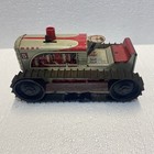 Vintage Marx Sparkling Climbing Tractor Wind Up Tin Litho Toy No 5 Dozer