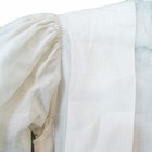 Antique White Child s Gown Dress Pleats Lace Doll s Vintage Dress 24  Chest