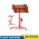 11ft Drywall Rolling Lifter Panel Drywall Lift 150lbs Sheetrock Hoist Jack Wheel