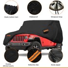 Car Cover Waterproof All-weather  Heavy-duty Outdoor For Jeep Wrangler 4 Door