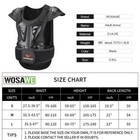 Wosawe Adult Motorcycle Body Armor Racing Safety Protective Gear Knee Elbow Pads