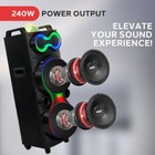Pyle Portable Bt Pa   Karaoke Speaker System- 240w built-in Rechargeable Battery