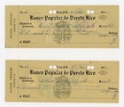 Vintage Bank Check   Banco Popular De Puerto Rico   San Juan  Pr 1932
