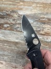 Spyderco Tenacious Folding Knife Black Dlc Black G10 Combo Edge