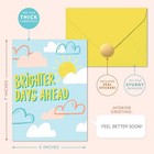 Elegant Get Well Card     5   x7 Card With Interior Greeting     Wellness Greeting