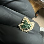 10k Solid Gold W  20 Seed Pearl Alpha Kappa Alpha Sorority Badge Pin 3 8 Grams