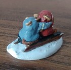 Wee Forest Folk M-85- little Sledders  - Retired  Only Made From 1982-1985  Mint