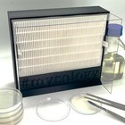 Mycology Mini Laminar Flow Hood With Plexiglass Sides And Top - Black