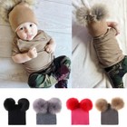 Toddler Kid Girl boy Winter Warm Crochet Knitted Pom Hat Infant Baby Beanie Cap