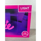 Barbie Paladone Led Neon Logo Light Usb Powered Pink Acrylic Box Desk Lamp New
