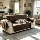 Reversible Couch Cover Water Resistant Sofa Slipcover Furniture Protector