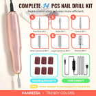 Gel Nail Polish Kit With U V Light And Nail Drill Kit 65 Pcs Gel Polish Nail Set