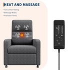 Power Recliner Chair With Massage And Heat - Adjustable Electric Recliner