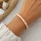 Puka Shell Heishi Bracelet Vintage Surfer Beach Boho Natural Shell 6 5 Inch