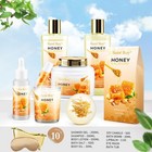 Spa Gift Basket For Men   Women - Honey Almond Bath Set With Bath Bombs